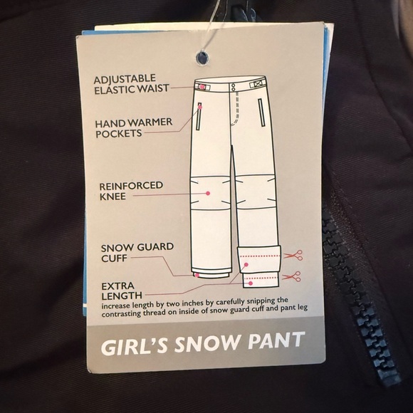 Falls Creek Kids Black Cargo Pants - Picture 5 of 7